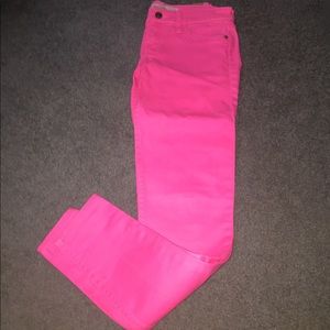 Hot Pink Abercrombie and Fitch Jeans